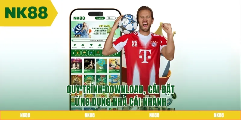 Quy trình download, cài đặt ứng dụng nhà cái nhanh